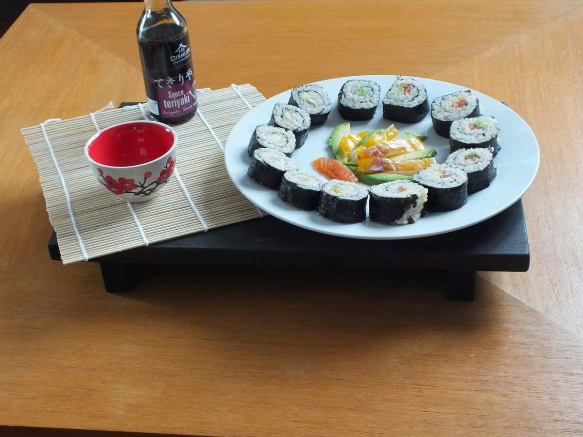 blog ikébana art floral japonais Hana Isho Atelier sushi