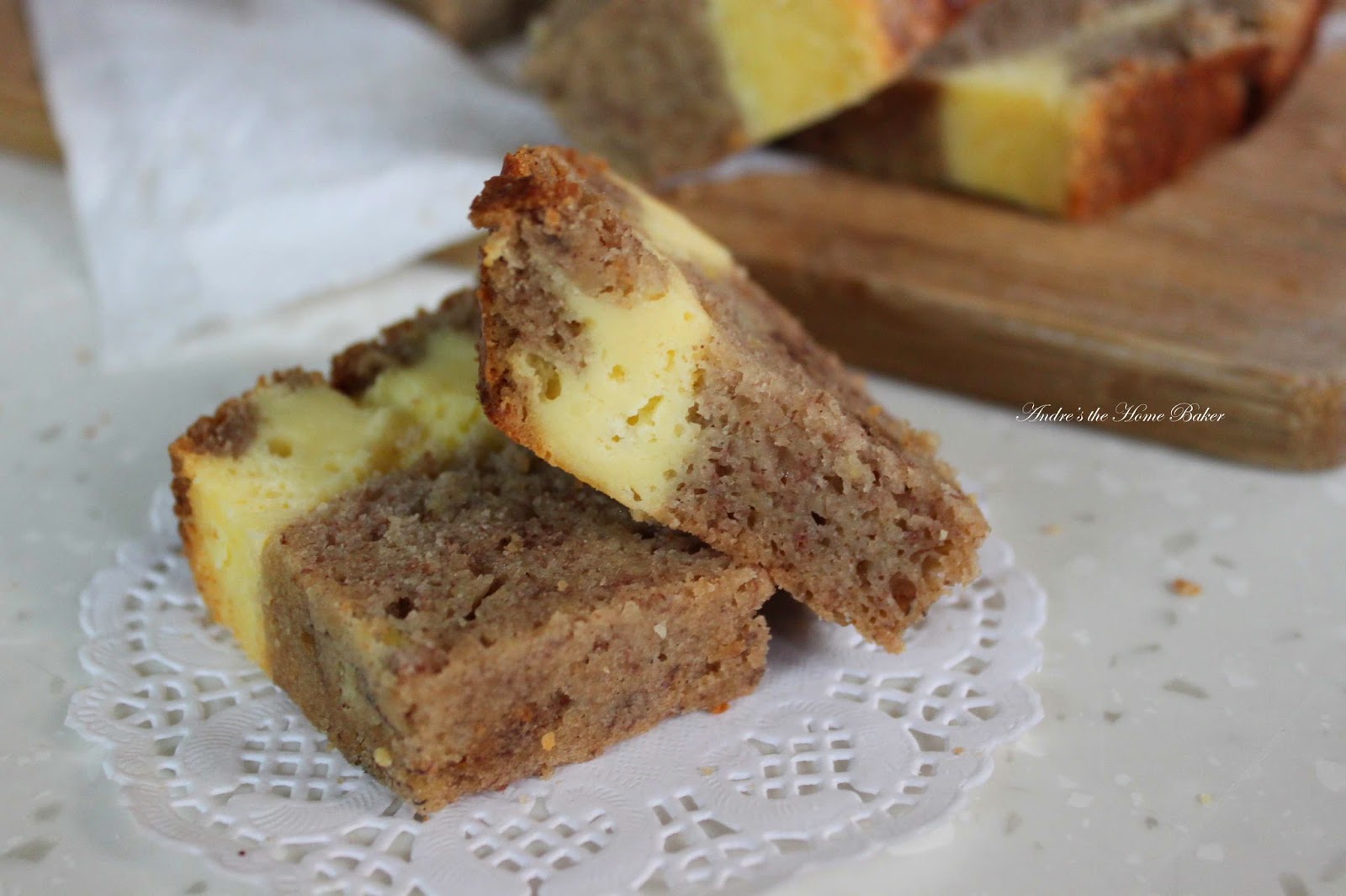 ♥ Banana Cream Cheese Loaf ♥ Andre's the Home Baker