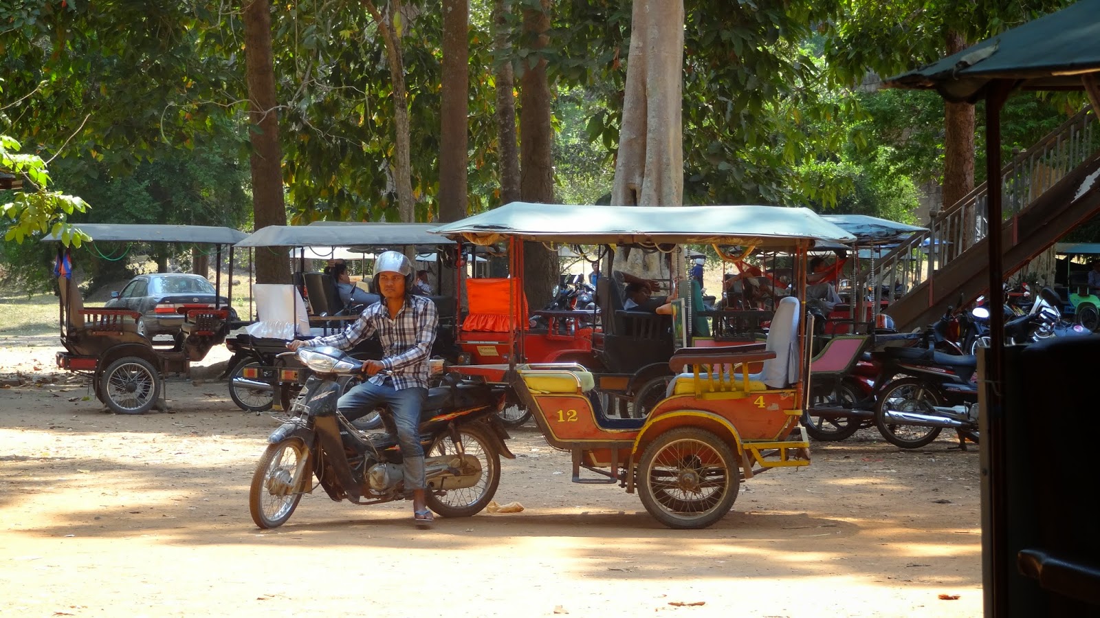 Tuk-tuk Cambodia, Siem Reap, transportation