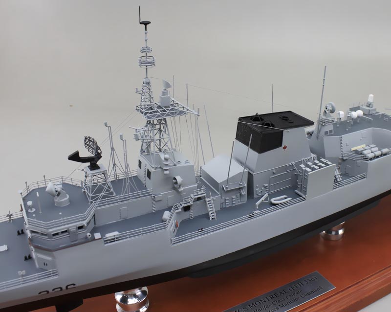 HMCS Montreal - Halifax class frigate model | SD Model Makers