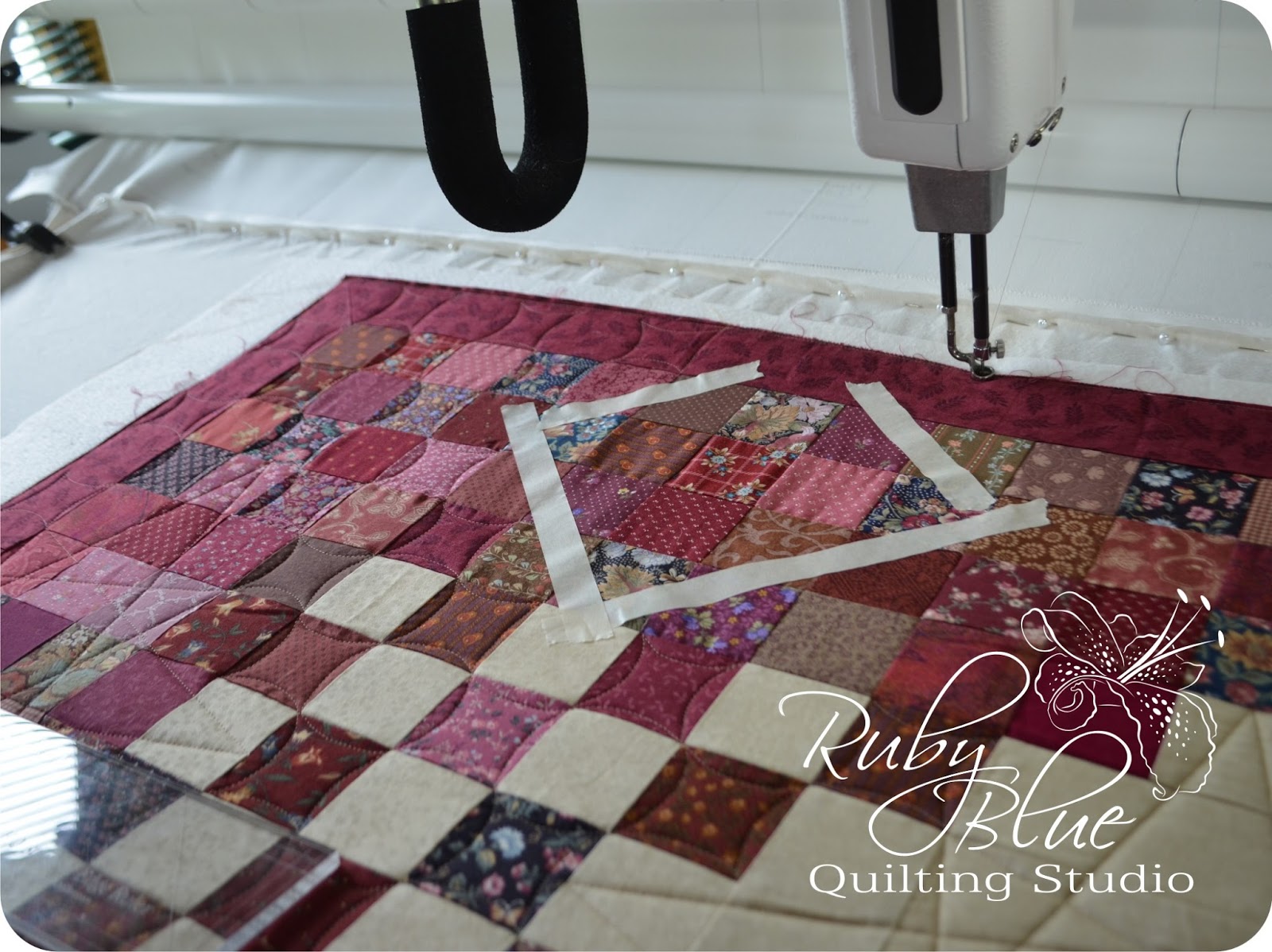 Ruby Blue Quilting Studio Quilting Game Plan