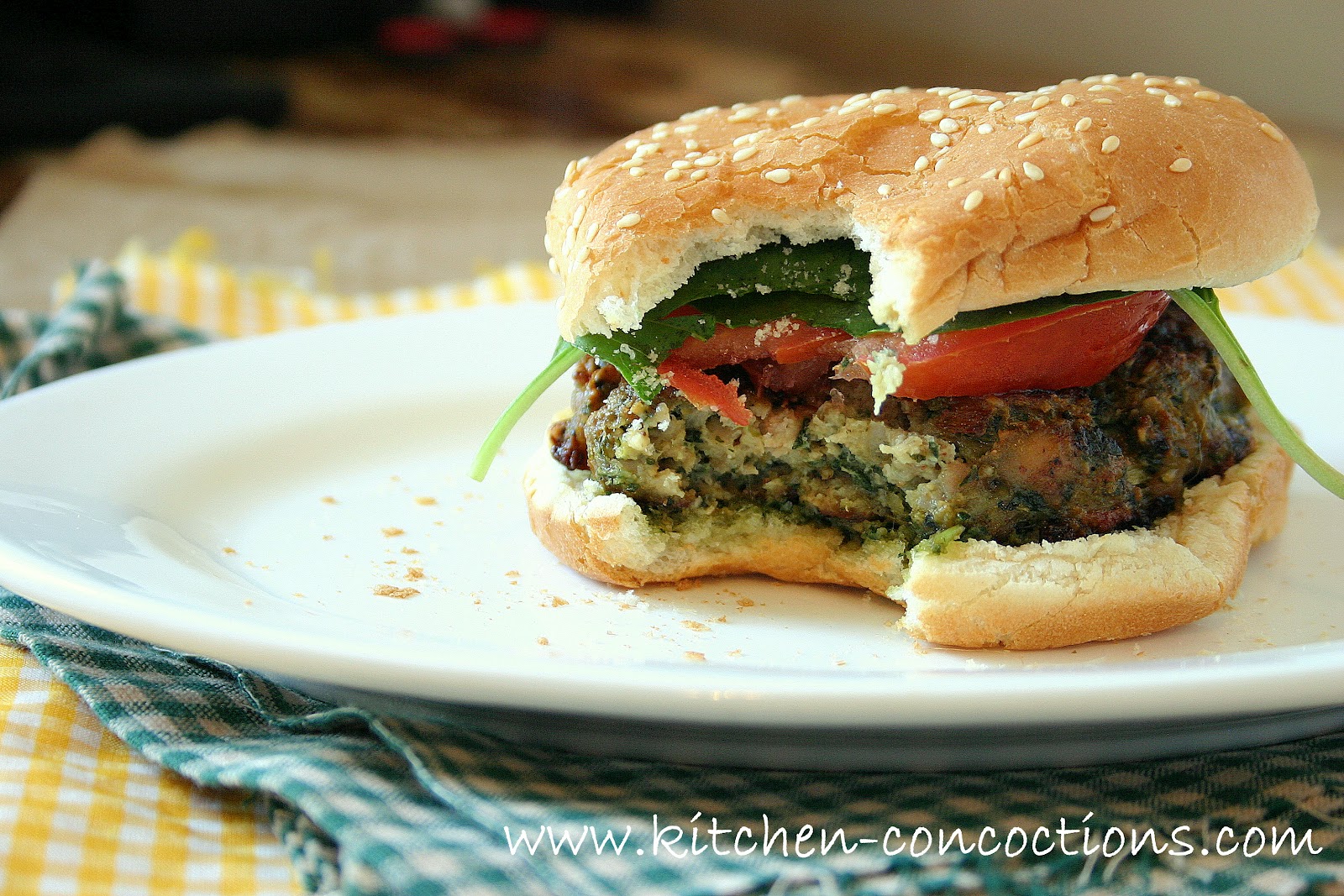 Parmesan Pesto Chicken Burgers Kitchen Concoctions