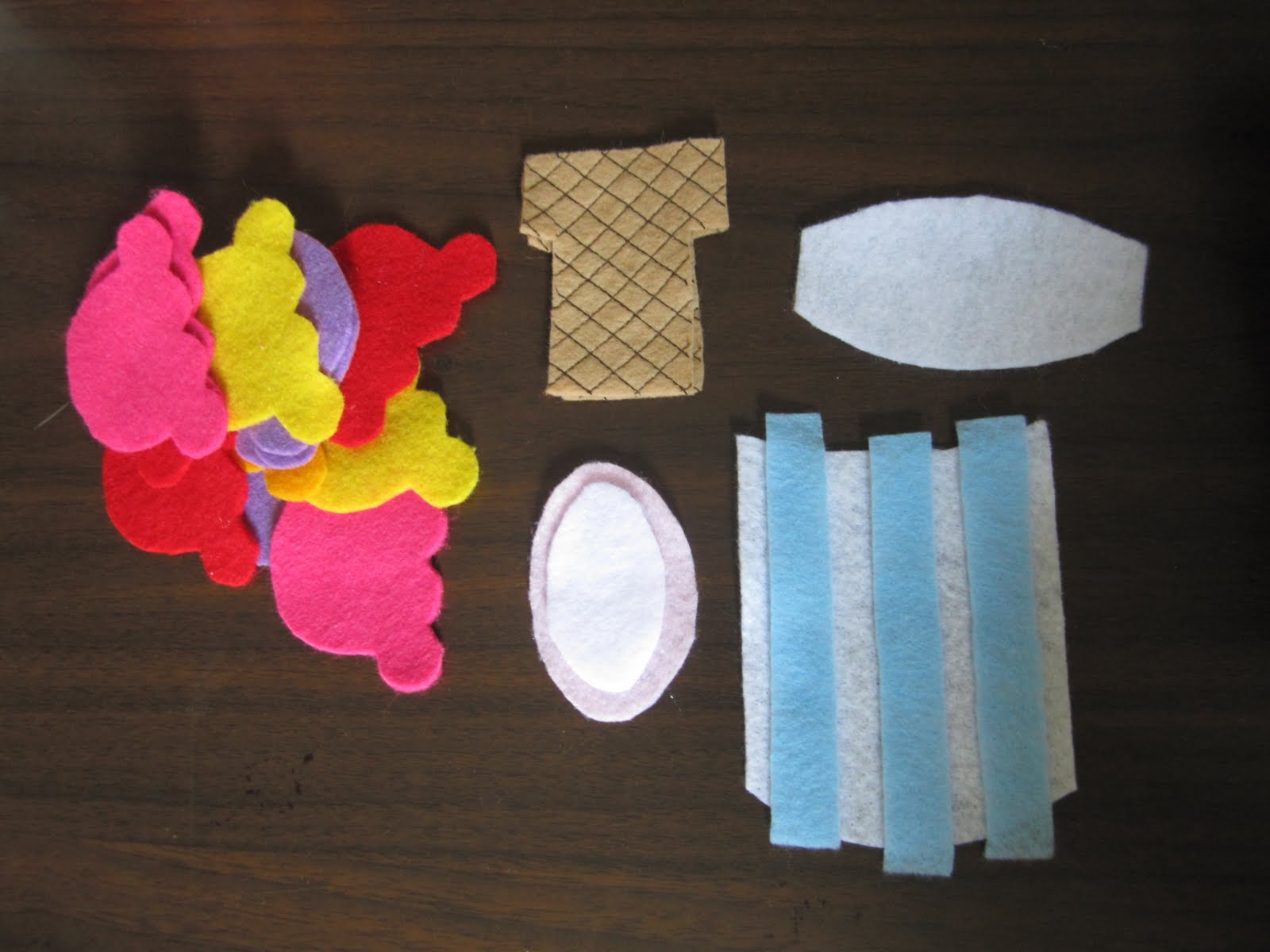 Glued To Glory Quiet Book 8 Ice Cream Cones