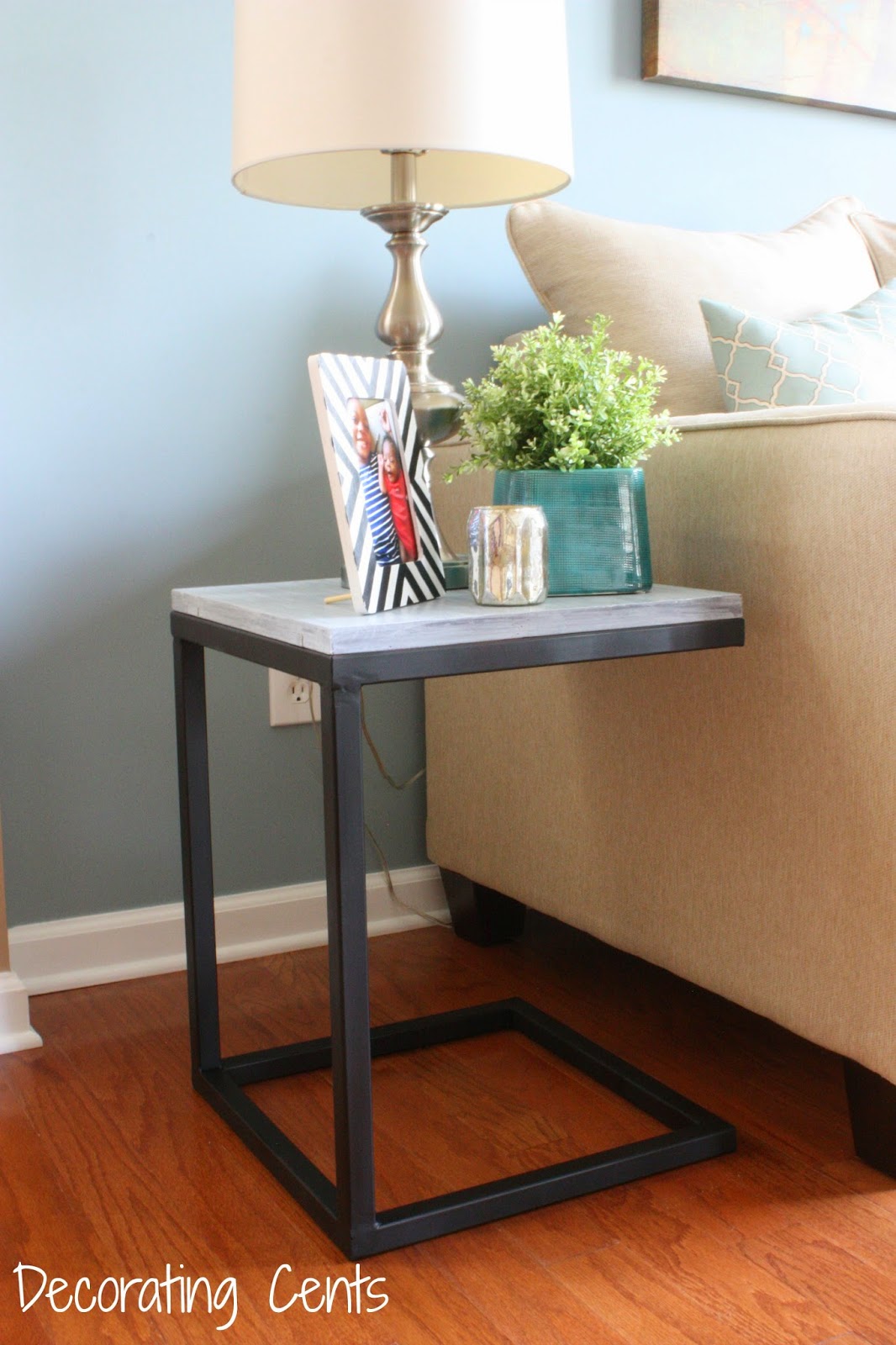 West Elm Inspired Side Table