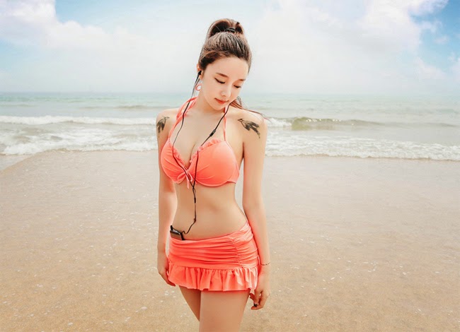 Ngắm đường cong tuyệt đẹp của hot girl xứ Hàn