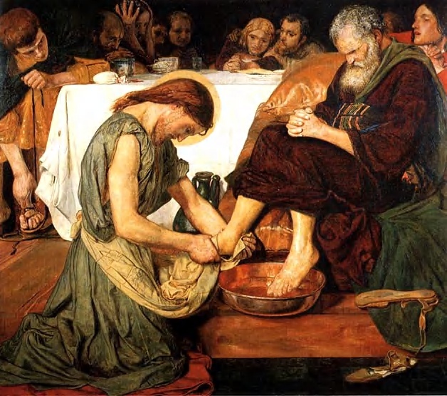 jesus serving