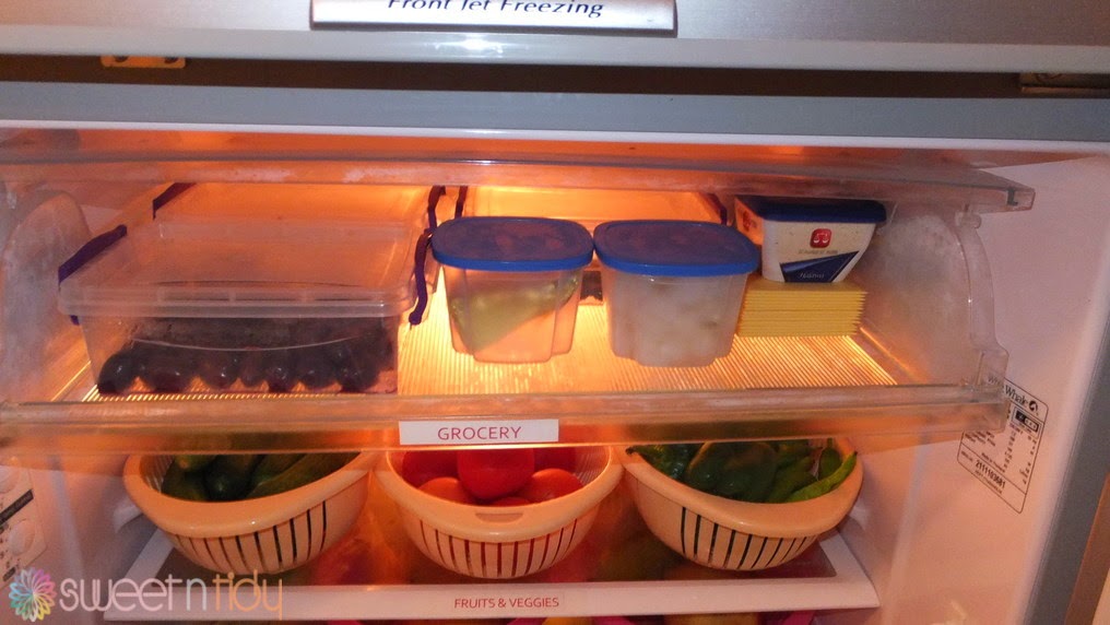 Sweet N Tidy How to organize fridge My fridge tour