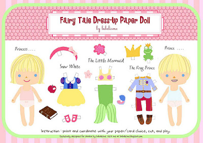 Fairy Tale Dress-Up Paper Doll Fairy Tale Dress-Up Paper Doll