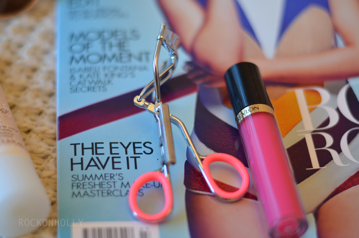 Holiday Essentials - pink revlon lipgloss