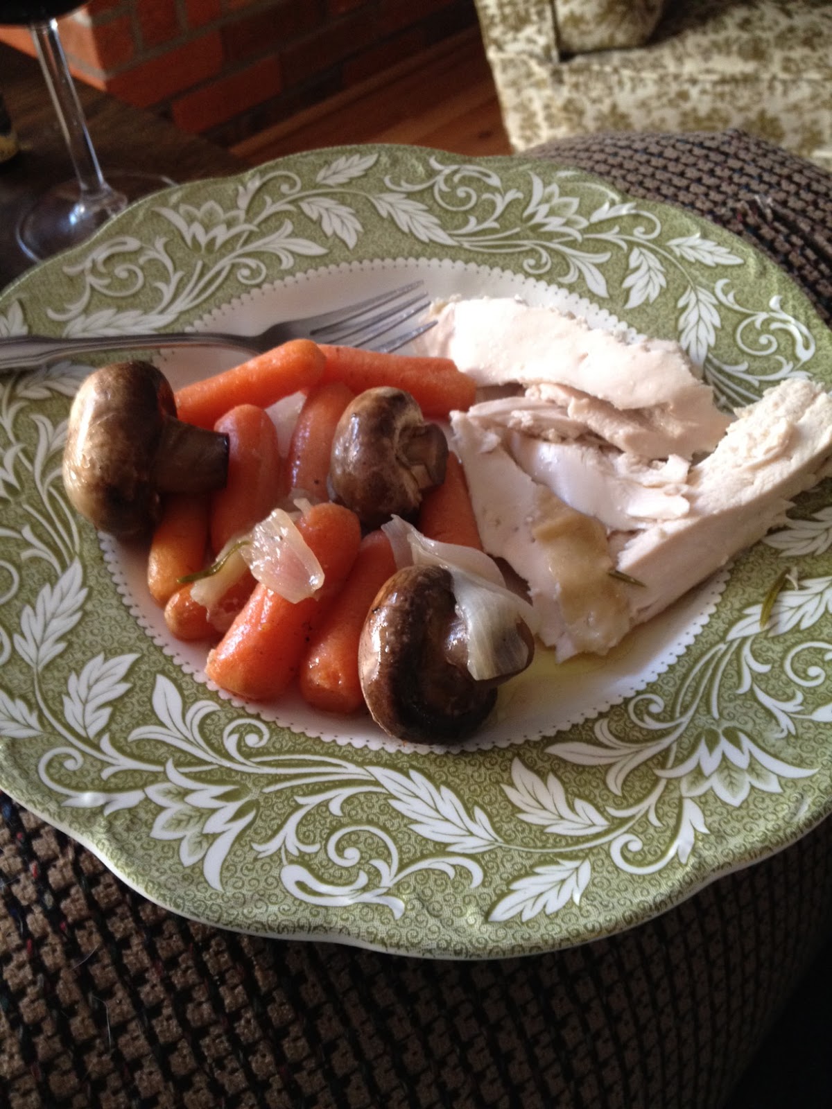 Feeding Ger Sasser Roasted Rosemary Chicken in a Dutch Oven