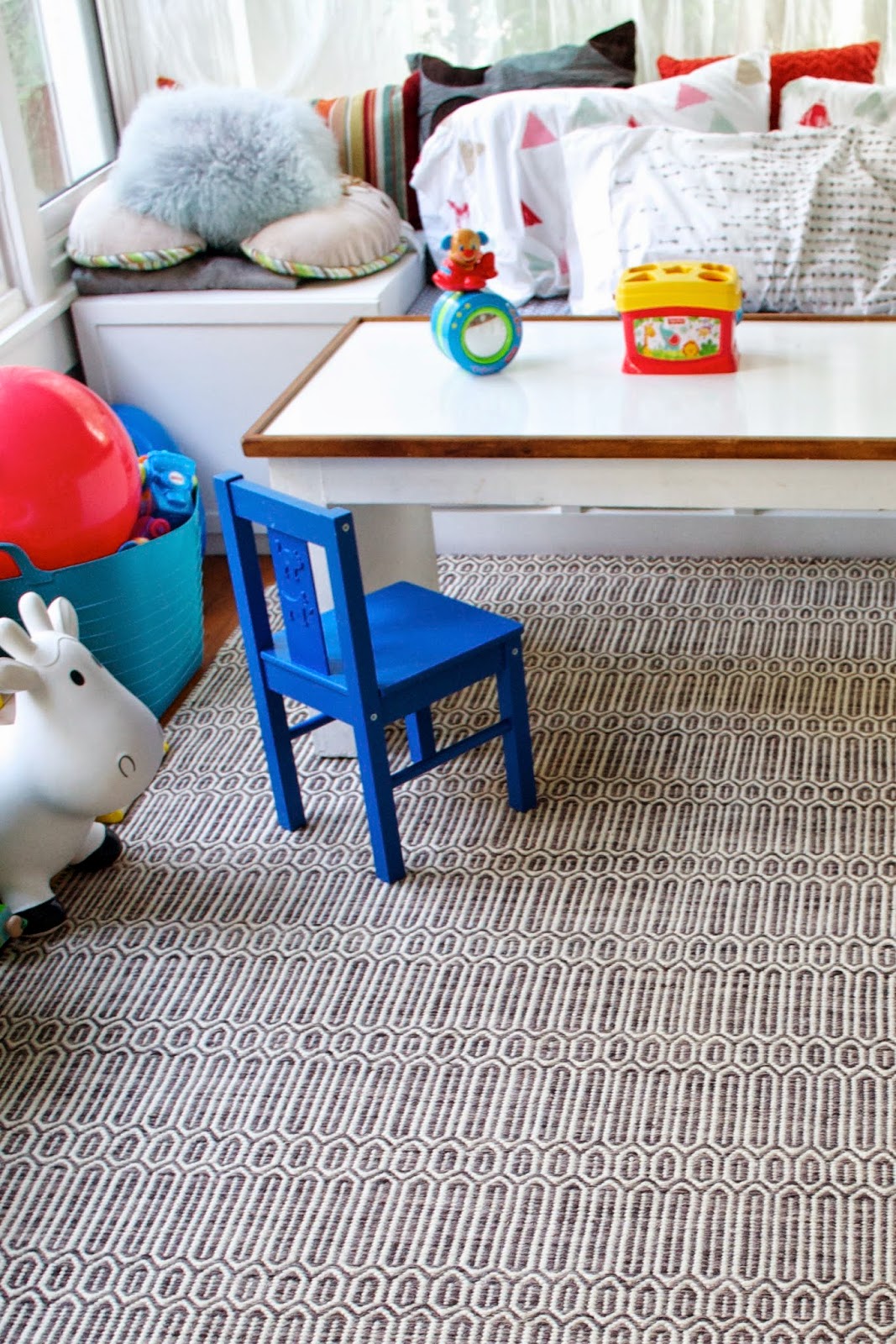CK and Nate header Safavieh Playroom Rug