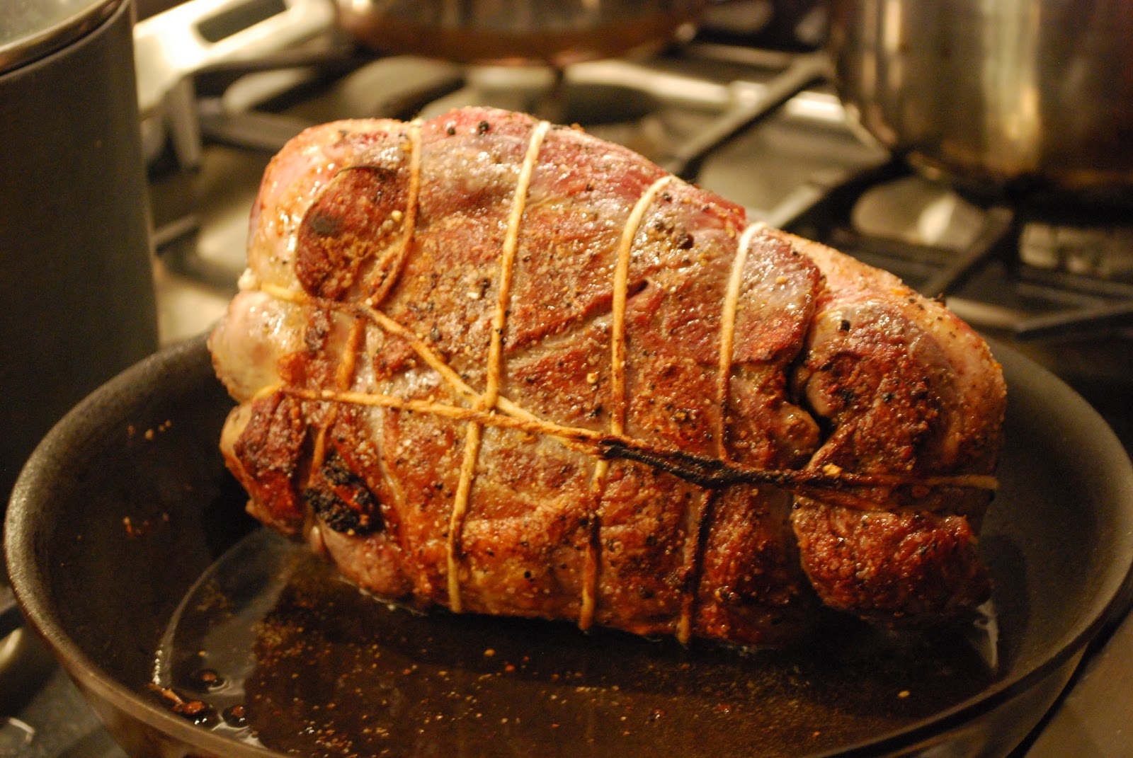 Sybil's Spoon Roasted Butterflied Leg of Lamb