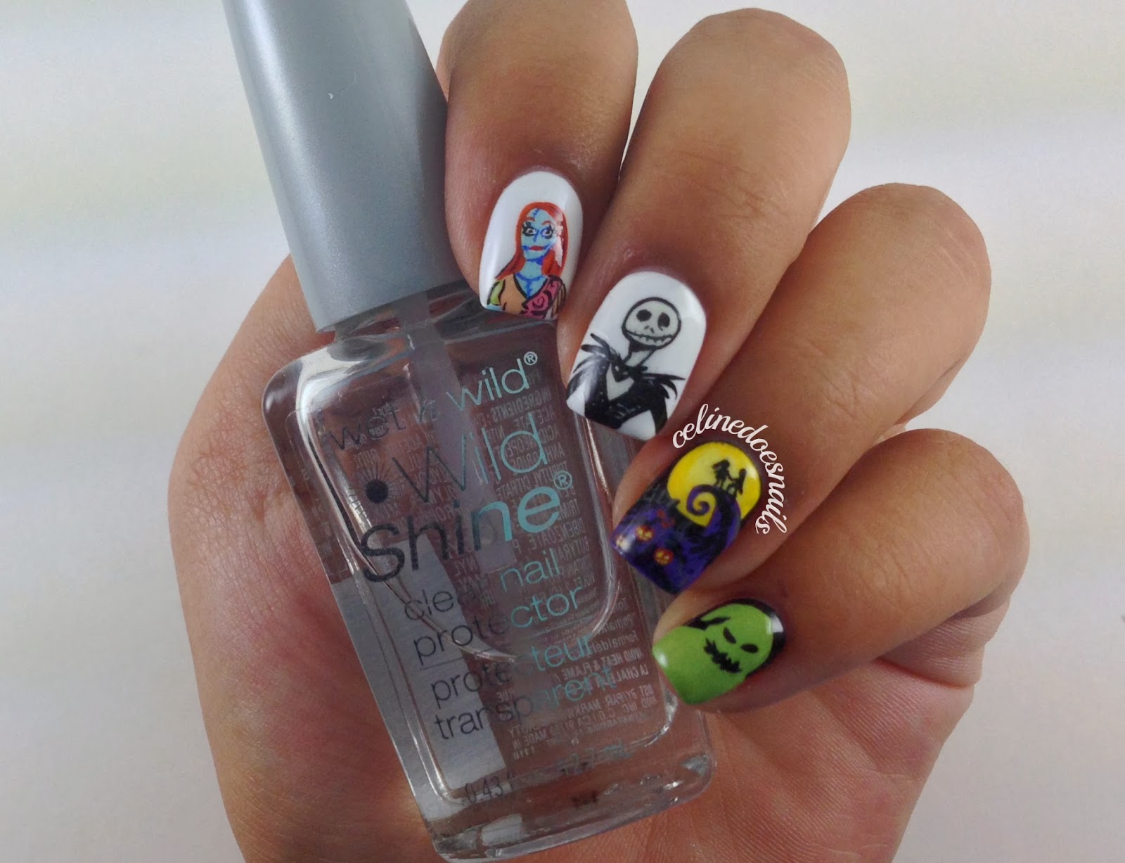 10. Nightmare Before Christmas Nail Designs - wide 7