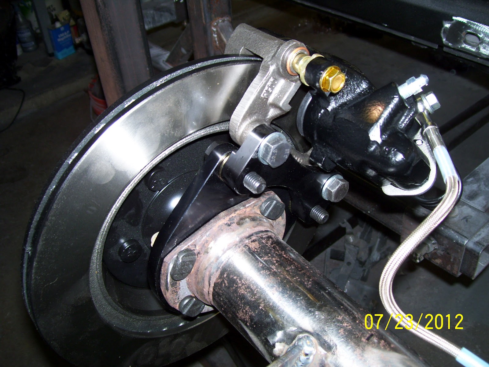 Night Mission Boss 302 Blog Rear Disc Brake Fitting, Brake Lines