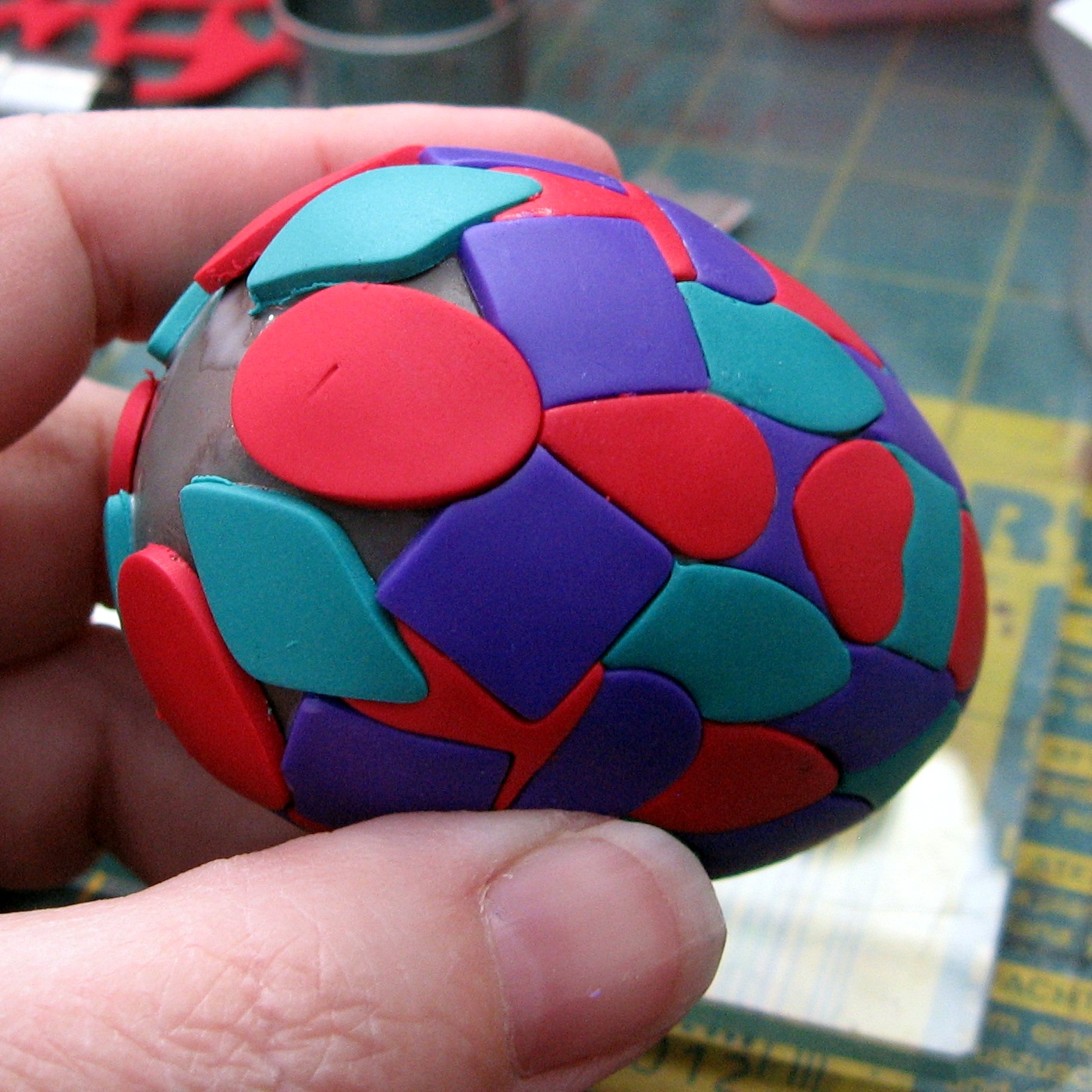 Kael Mijoy Polymer Clay Tutorial Applique Easter Egg