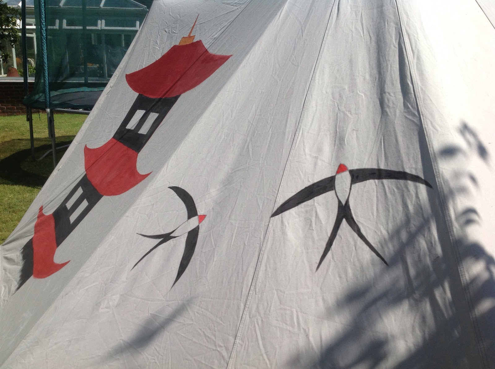 Painting a tent Take two