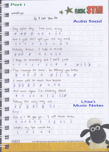 Westlife If I Let You Go Not Angka Burr Cell Westlife If I Let You Go Not Angka Burr Cell