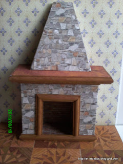 el mundo de las manualidades y la artesanía: tutorial de chimenea completo