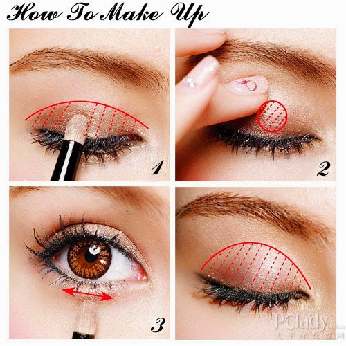How to apply eyeshadow correctly How to apply eyeshadow correctly