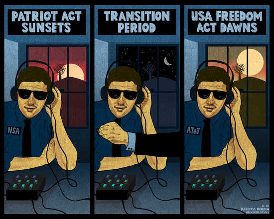 Patriot Act Sunsets:  Now the phone companies are doing the listening.
