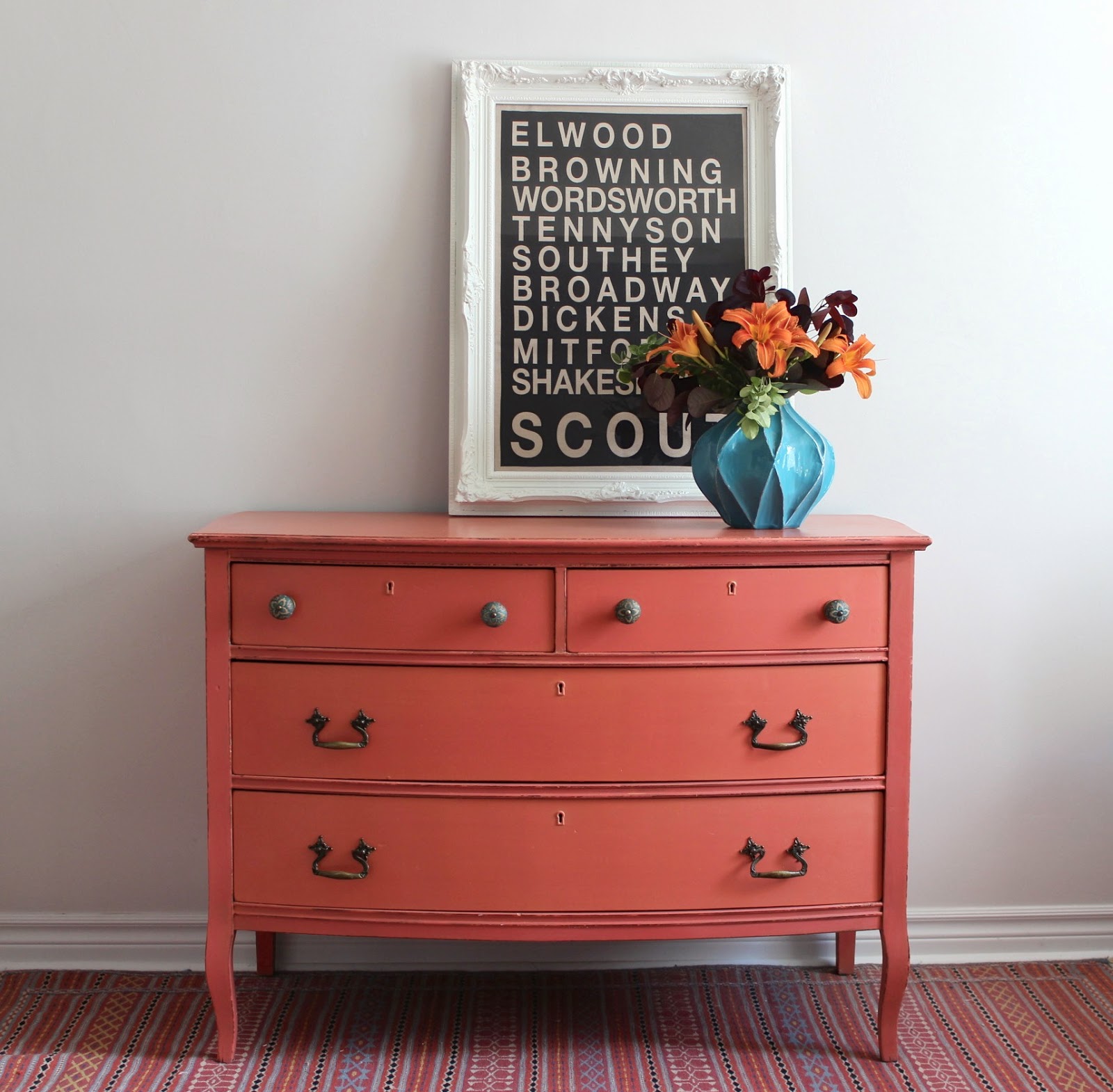 Poppyseed Creative Living Coral Dresser