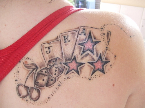 Stars Tattoos For Girls