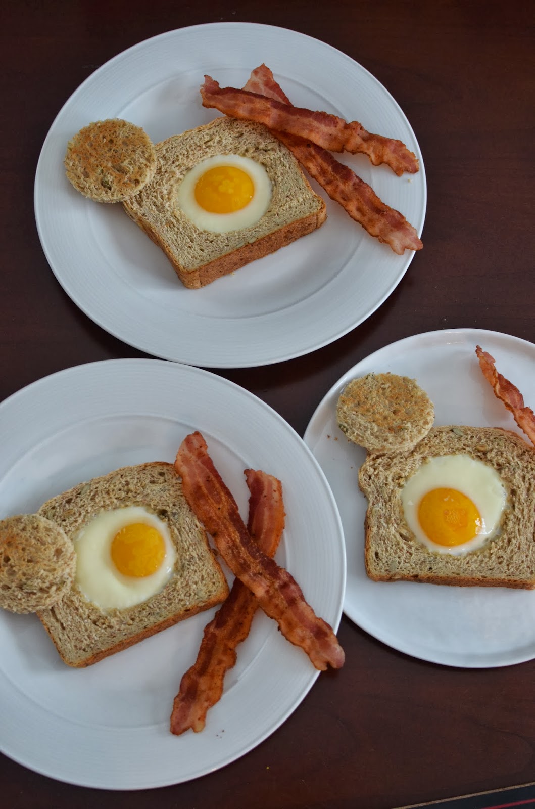 Playing with Flour Baked egginahole with homemade multigrain