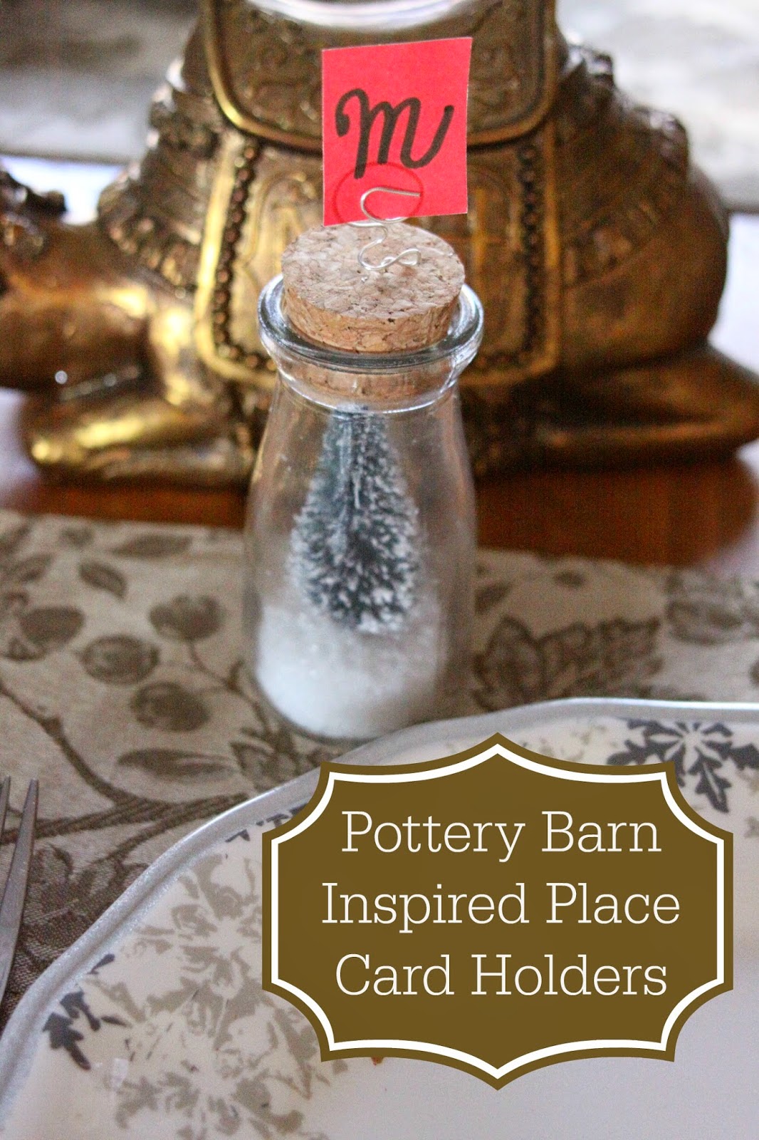 Our Pinteresting Family Pottery Barn Inspired Place Card Holders