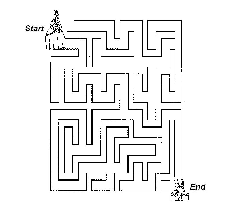 Mazes For Kids Game Coloring Drawing Free wallpaper