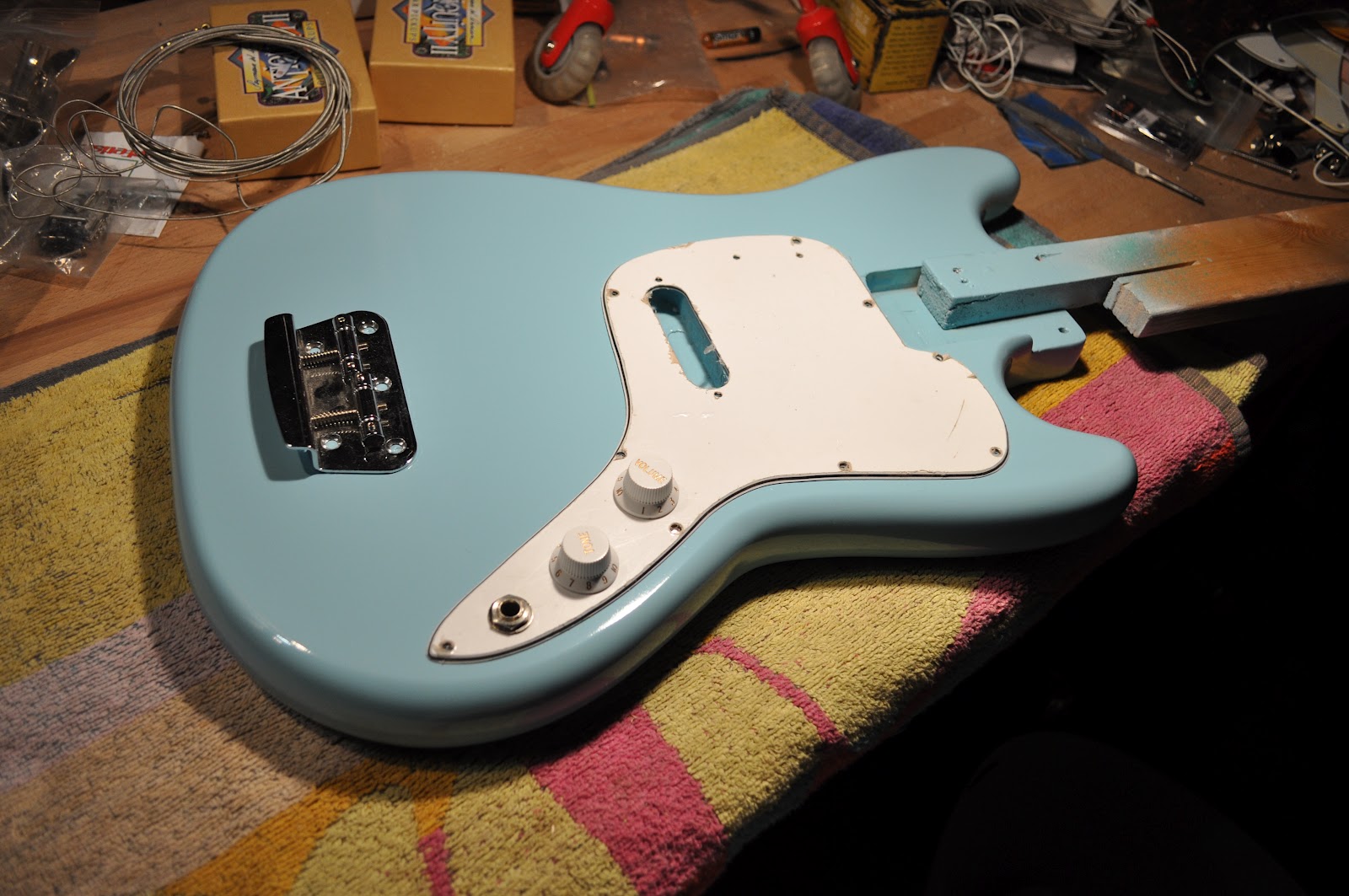 The Guitar Garage Musicmaster Disaster Completed