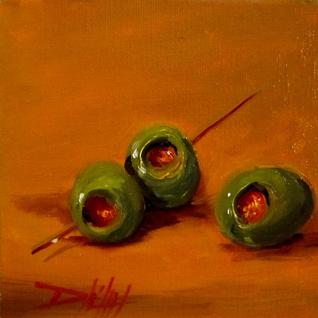 Painting of the Day, Daily Paintings by Delilah Olives Still Life