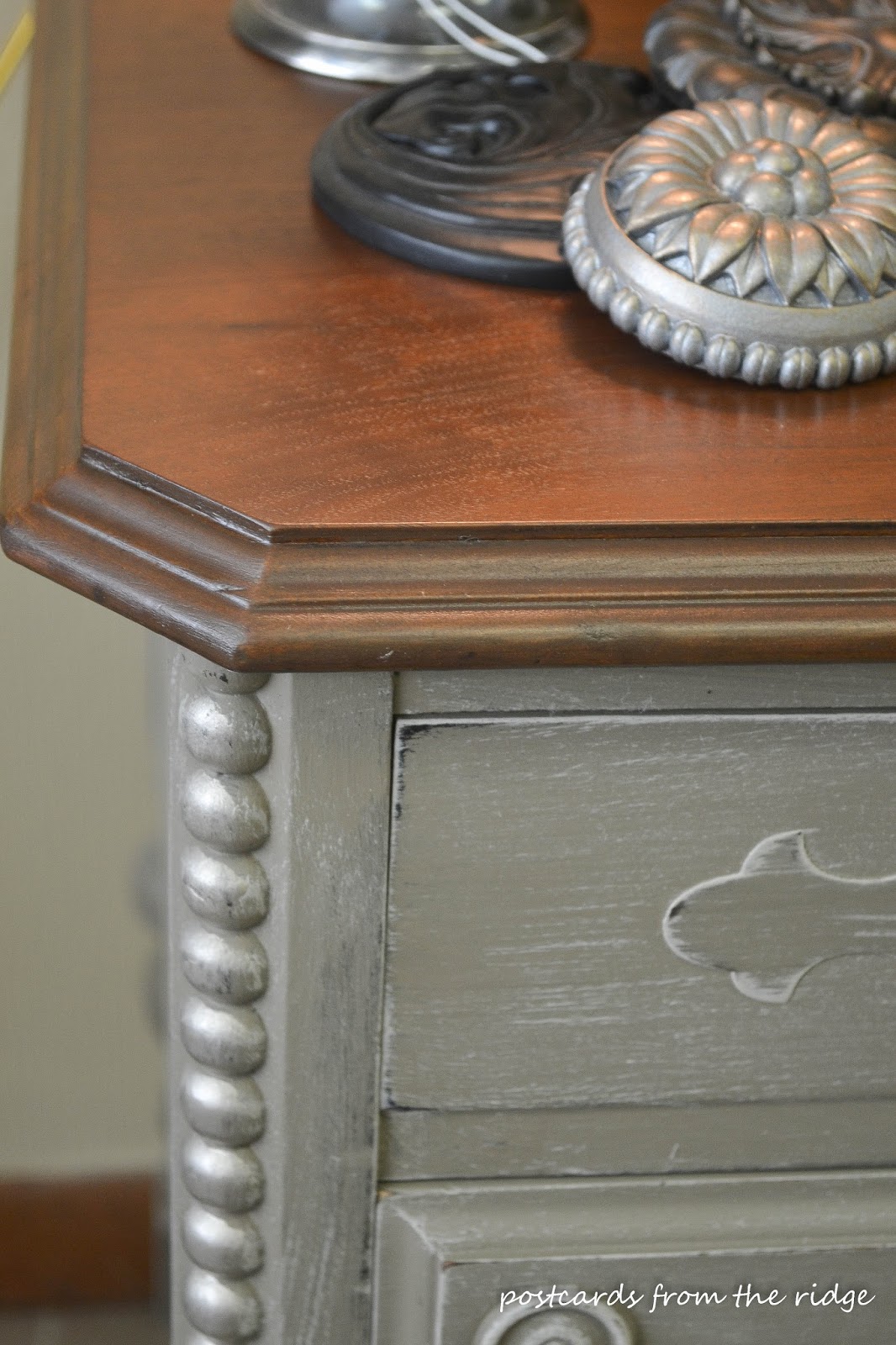 A Painted Antique Desk Makes the Grade Postcards from the Ridge