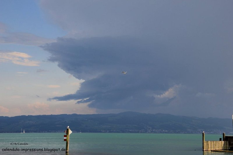 Gewitter am Bodensee