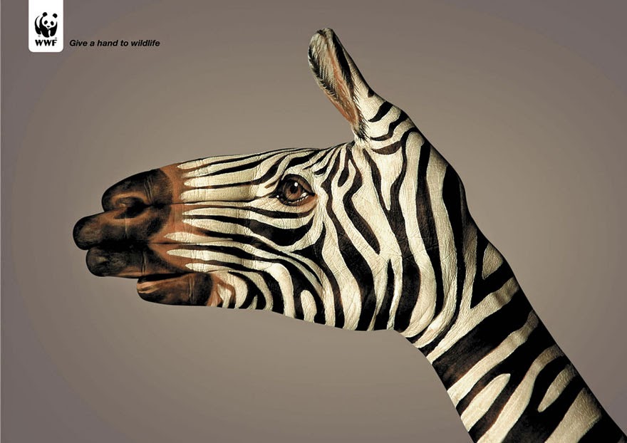 WWF: Give A Hand To Wildlife - 33 Powerful Animal Ad Campaigns That Tell The Uncomfortable Truth WWF: Give A Hand To Wildlife - 33 Powerful Animal Ad Campaigns That Tell The Uncomfortable Truth