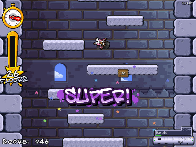 لعبة الرجل النطاط Icy Tower لعبة الرجل النطاط Icy Tower