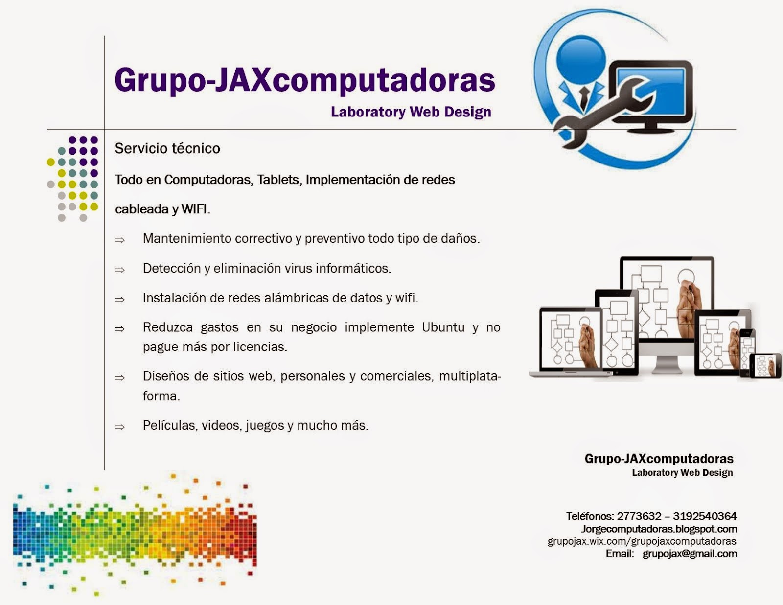 GrupoJAX Computadoras