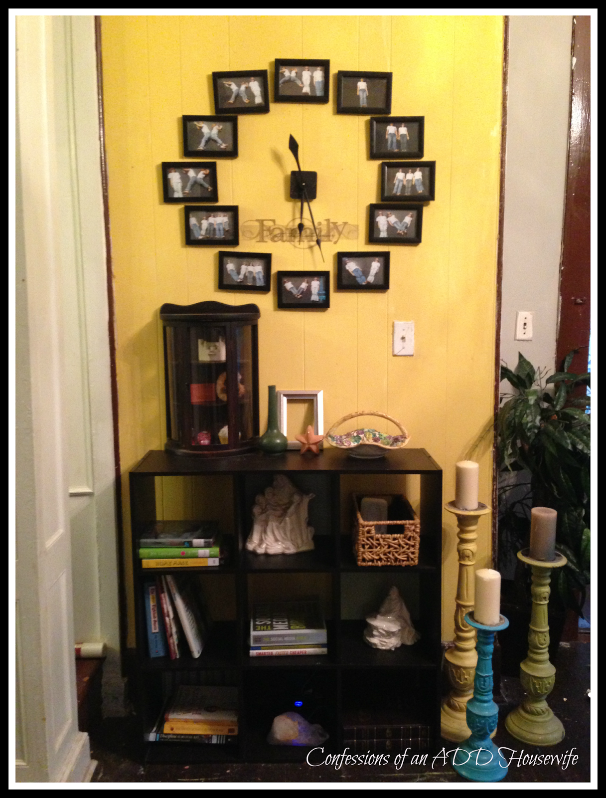 Confessions of an ADD English Teacher Kid Numbered Wall Clock