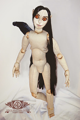 ADdoll_Mort_4 Морт авторская текстильная шарнирная кукла Алёны Дороховой