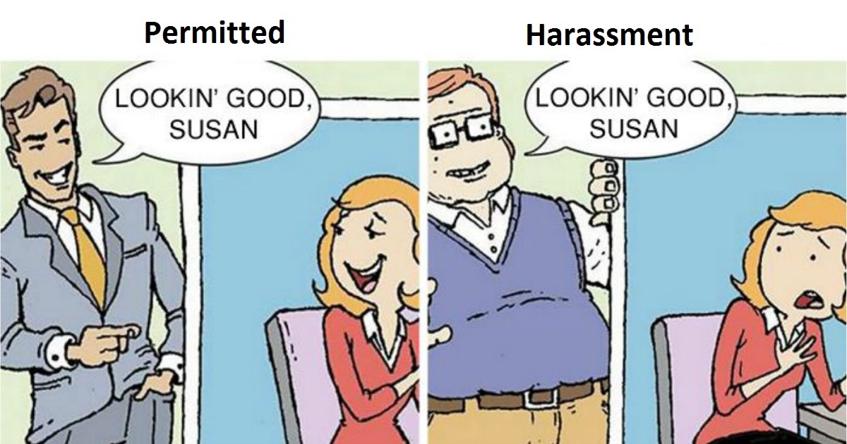 Three types of sexual harassment
