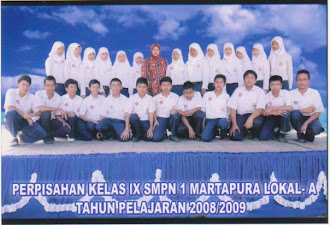 Perpisahan SMPN 1 Martapura 2008/2009