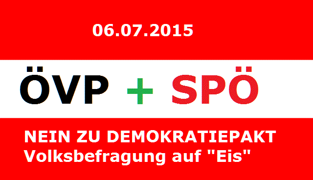 Spovp Koalition Legt Verpflichtende Volksbefragungen Auf Eis