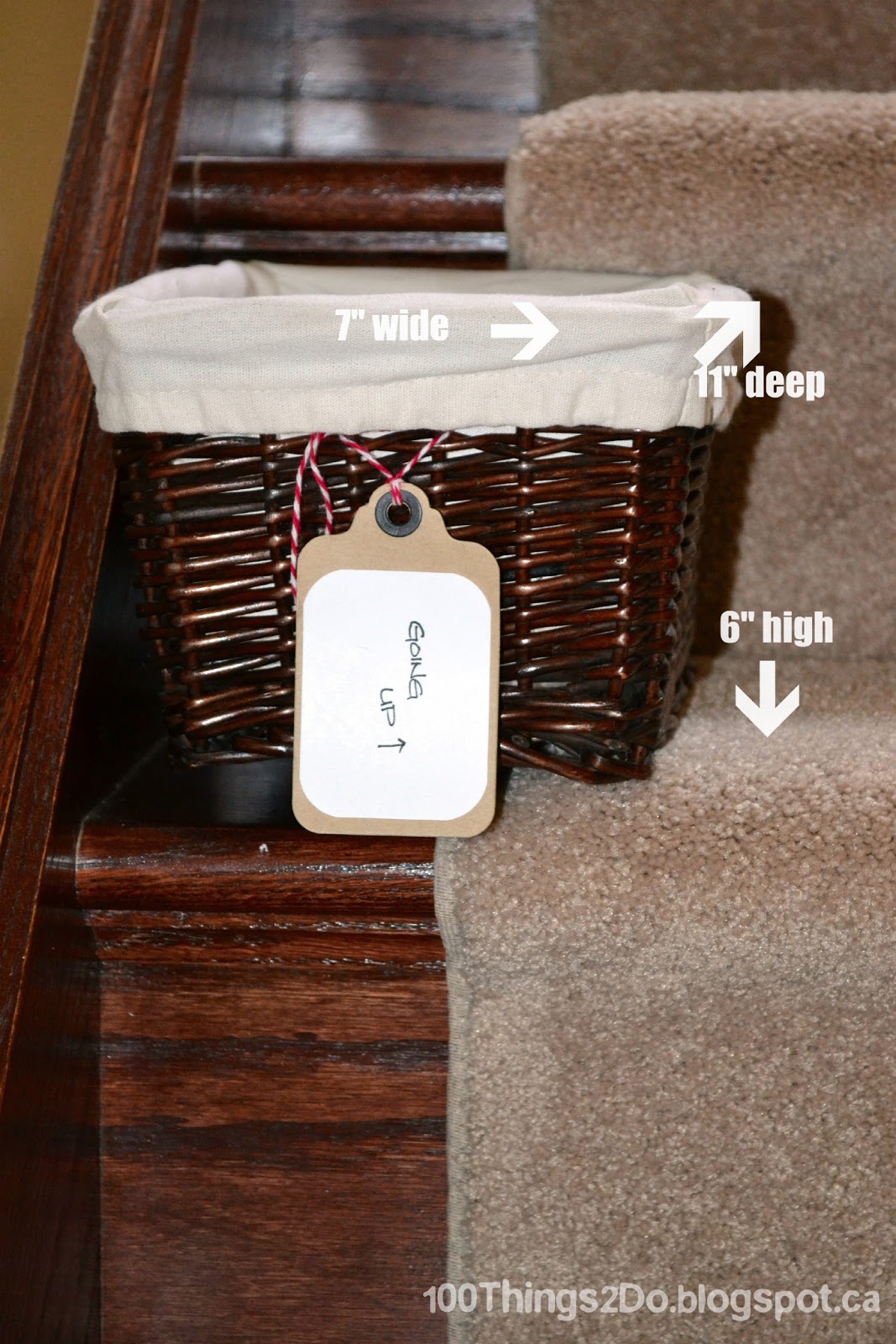 Organization Stair Baskets 100 Things 2 Do