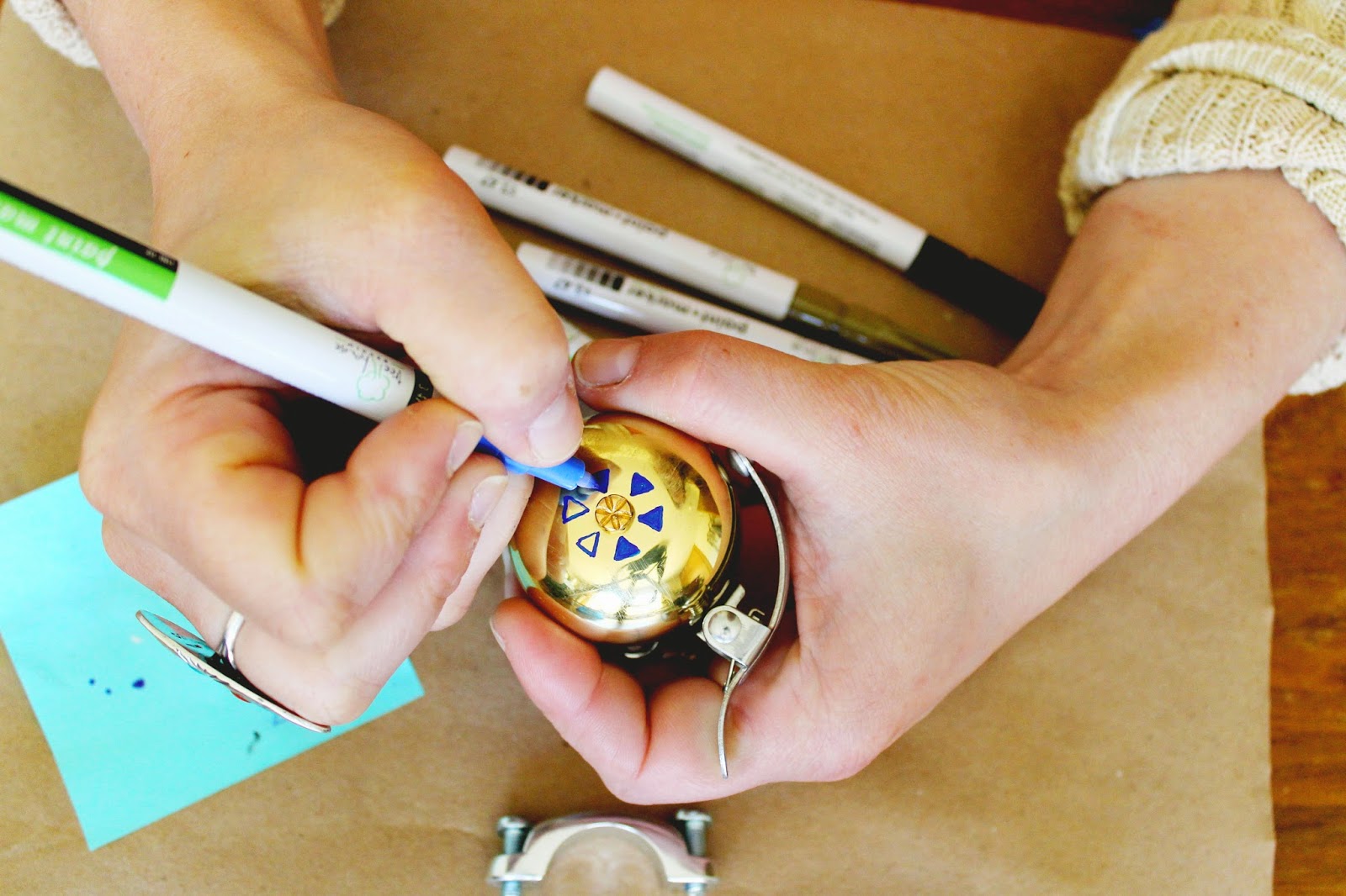 Madison Bike Life Easy Painted Bike Bell DIY