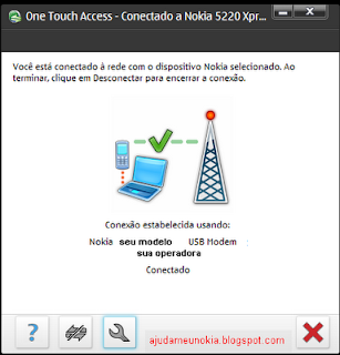 Usando o nokia 2690 como modem