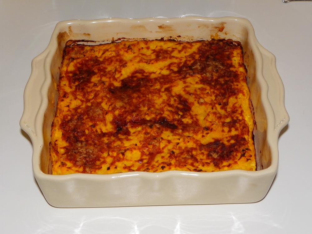 Malène aux fourneaux: Gratin de riz au potiron - 7PP