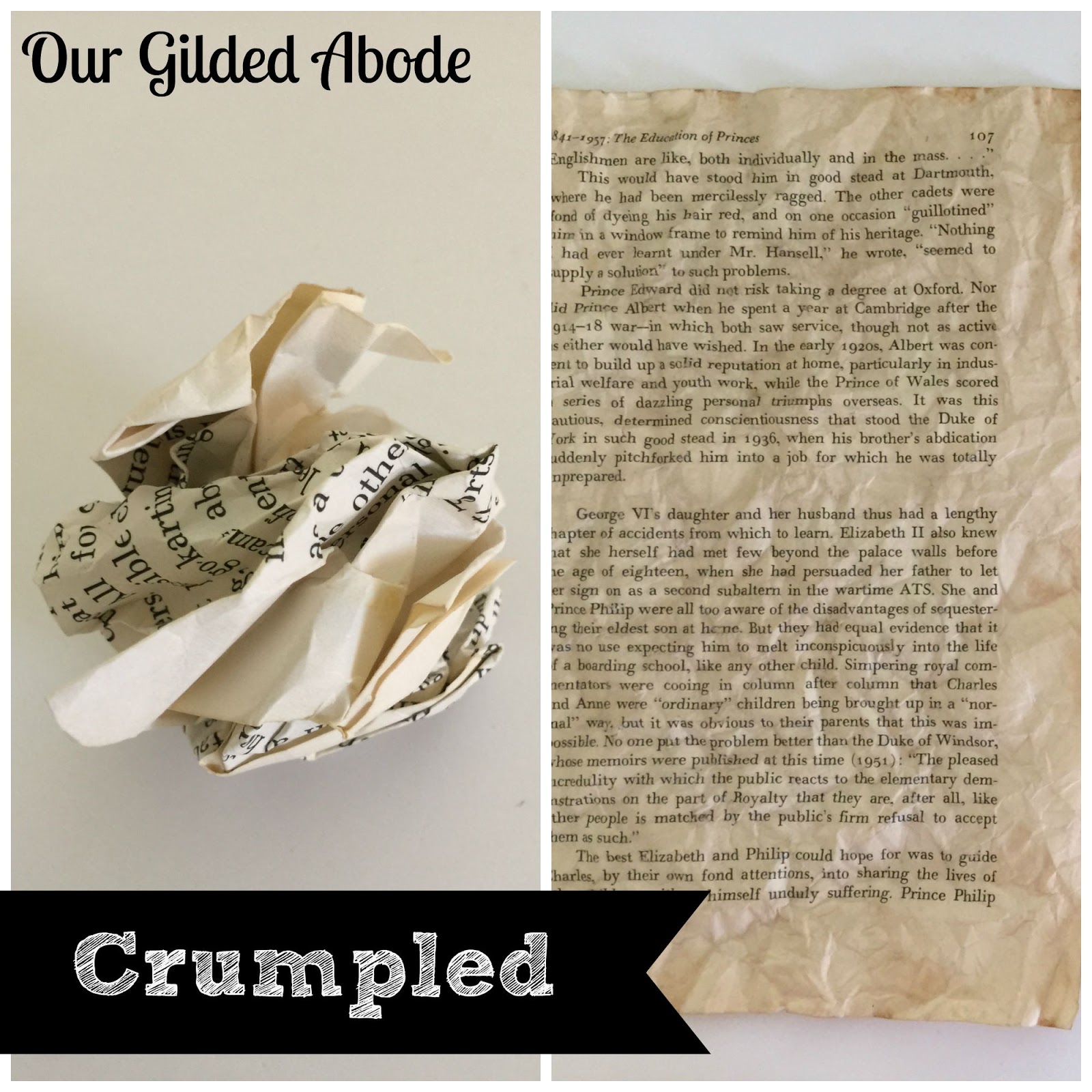 {TUTORIAL} How to Make Book Pages Look Old