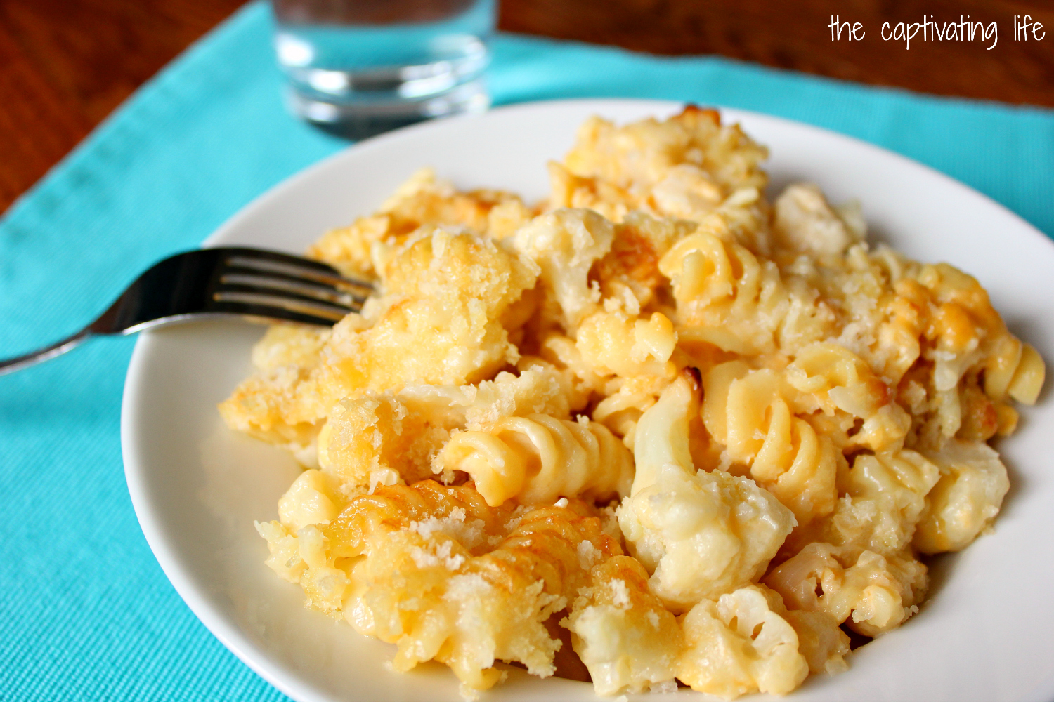 The Captivating Life Cauliflower Mac and Cheese