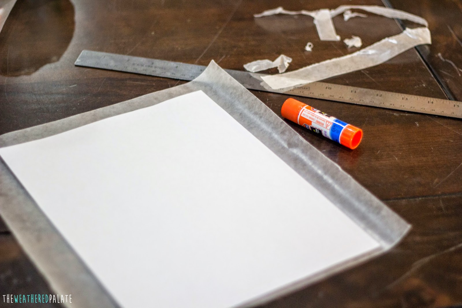 DIY Wood Transfer Sign The Weathered Palate