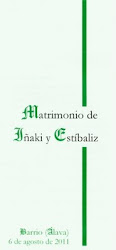 MATRIMONIO DE IÑAKI Y ESTIBALIZ