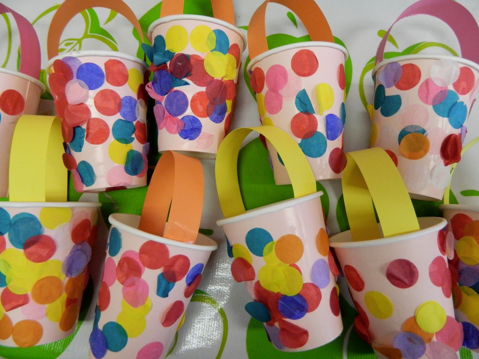 the vintage umbrella May Baskets part 2